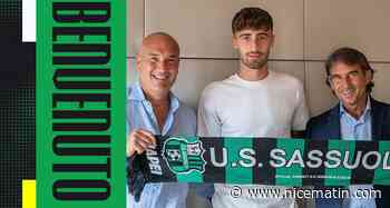 Le défenseur de l'OGC Nice Mattia Viti à Sassuolo, c'est officiel