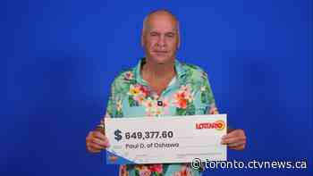 Ontario man's 'blood pressure went way up' while checking winning lottery ticket