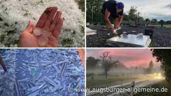 Erneut heftiges Unwetter im Raum Neu-Ulm: Hagel richtet Schaden an