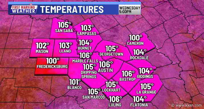 Hottest day of the year so far with little relief in sight