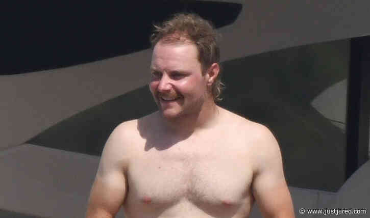 F1 Driver Valtteri Bottas Wears a Speedo While Vacationing with Partner Tiffany Cromwell in Sardinia (Photos)