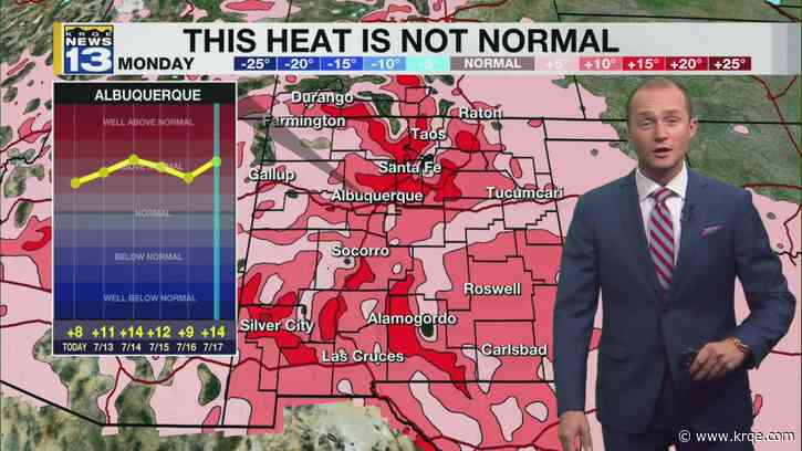 Little relief from the heat in sight