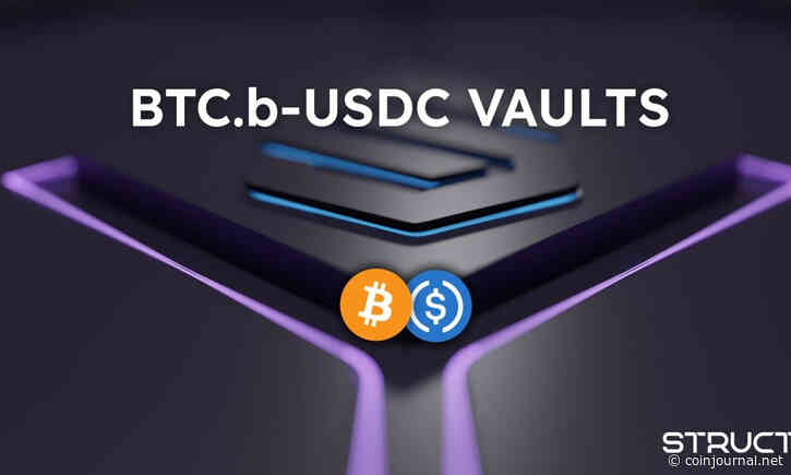 Struct Finance Transforms DeFi Landscape on Avalanche With the Launch of Tranche-based BTC.B-USDC Vaults