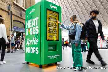 Sprite helps Gen Z play it cool with 'heat-sensitive' vending machine