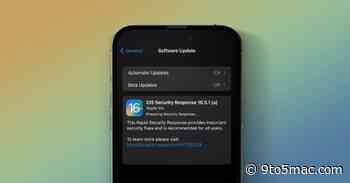 Apple releases important security fix for iPhone and iPad