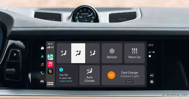 Porsche unveils revamped CarPlay experience with climate controls and more