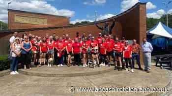 Rovers' staff complete charity trek in memory of Gary Cowell