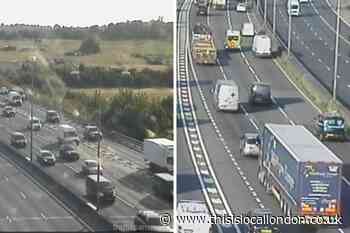 LIVE: Dartford Crossing traffic updates after crash on M25