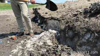 Airport's snow pile refuses to quit