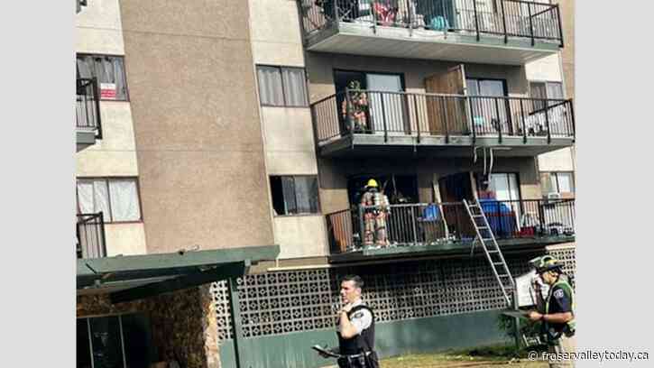 Apartment on Williams St. in Chilliwack catches fire in two-alarm blaze Wednesday
