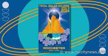 Eclipse poster artist’s exhibit orbits Rochester