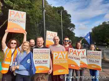 Wirral junior doctors walk out for five days in pay dispute