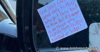 Drivers targeted in 'send you to hell' wing mirror sticker campaign