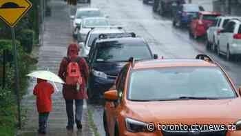 Heavy rain in the forecast for much of southern Ontario today