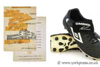 Beatles’ autographs and Alan Shearer’s boots to be auctioned