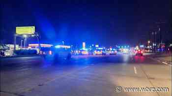 Pedestrian struck by vehicle near Siegen Lane overnight Wednesday