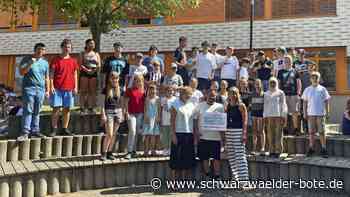 Spendenlauf in Althengstett: Schüler laufen 5000 Kilometer durch den Wald