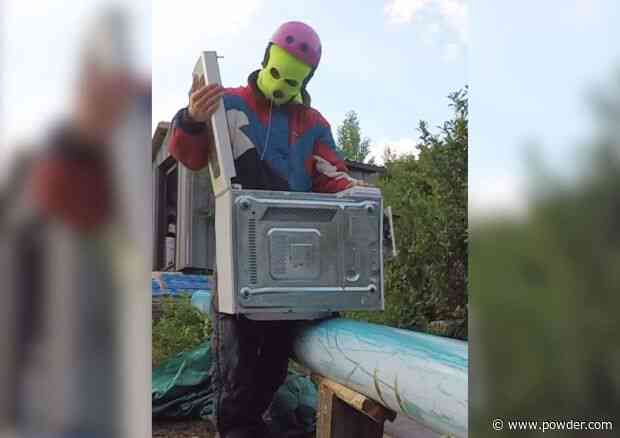 Skier Tests If Grinding Using A Microwave Oven Is Possible