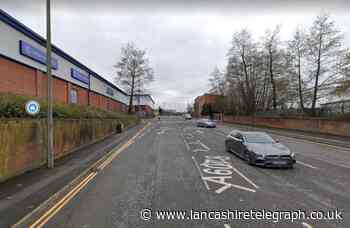 Crews battle skip fire in Great Bolton Street, Blackburn