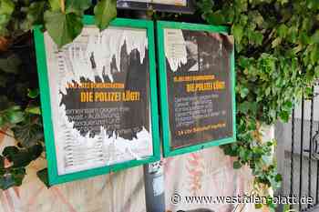 Das sagen die Organisatoren der Anti-Polizei-Demo