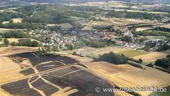 Großflächiger Feldbrand in Oberfranken – die Bilder des Katastrophenfalls