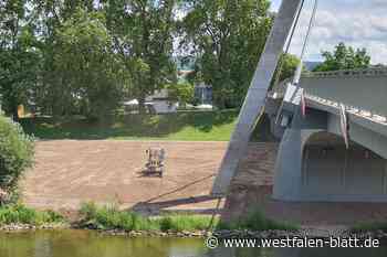 Höxter: Weserufer ist hochwasserfest