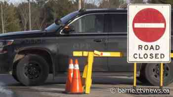 Road closed in Shelburne following collision with hydro pole