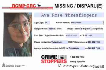 Wetaskiwin RCMP seek public assistance to locate missing 14‐year‐old girl