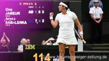 Wie im Vorjahr: Jabeur im Finale von Wimbledon