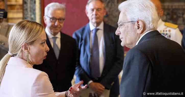 Meloni-Mattarella un’ora di colloquio su Pnrr e giustizia. Poi l’intervento della premier al convegno di Vox: “È ora di difendere i confini”