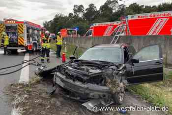 Familie verunglückt auf A2 bei Gütersloh: Sechs Verletzte, darunter ein Säugling