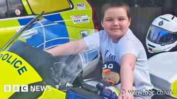 Berwick boy with cancer gets dream police escort to hospital
