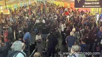 Tornadoes bring air travel in Chicago to a standstill, triggering emergency procedures