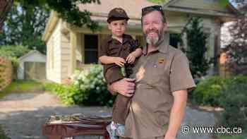 This UPS driver has a mini-me: A 3-year-old who now sees him as a hero