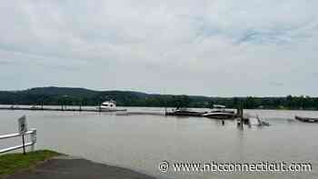 Several boats recovered after dock breaks away from marina in Glastonbury