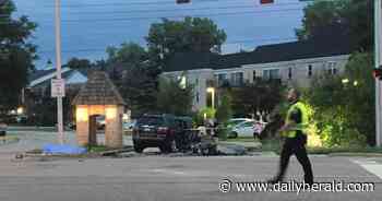 Motorcyclist dies in crash with SUV in Rolling Meadows