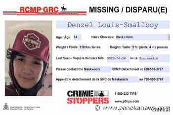 Maskwacis RCMP seek public assistance to locate missing 14‐year‐old