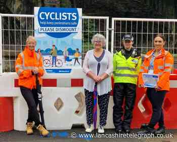 Cyclists could be issued fines if they use Riverside path
