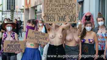 Dritte Oben-ohne-Demo in Augsburg: Was hat sich seit dem ersten Protest getan?