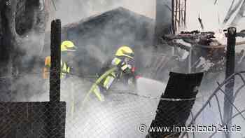 Feueralarm bei Gars: Gartenhütte in Vollbrand – Sachschaden rund 20.000 Euro