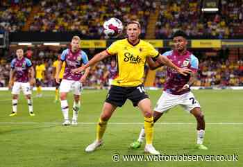 Gosling and Manaj pictured at Watford's training ground