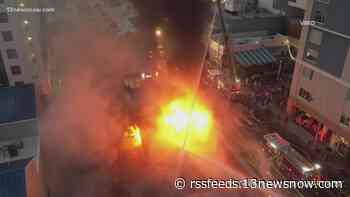 Firefighters discuss difficulty of fighting Virginia Beach Oceanfront fire