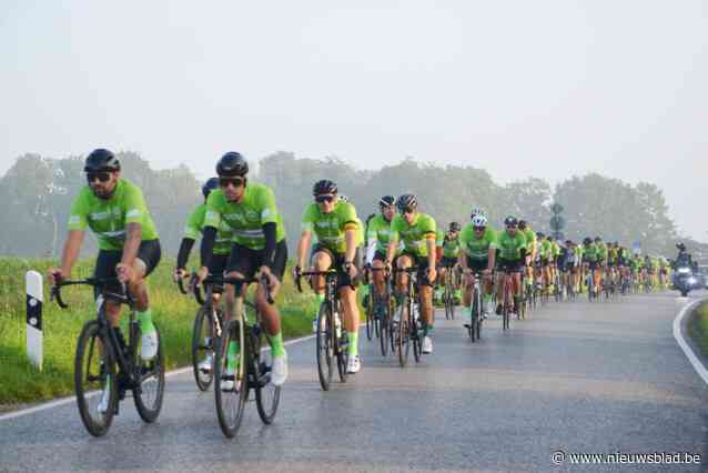 Tachtig sportievelingen fietsen van Calais naar Zingem: “Samen sporten voor de strijd tegen mucoviscidose” want ‘Elke zucht telt!’