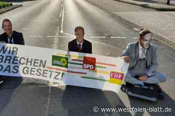Klima-Protest auf dem Niederwall