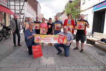 Werbering startet „Rote-Prozent-Wochen“ in Brakel