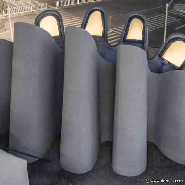 People's Architecture Office creates amorphous Amoeba Public Restroom for all genders