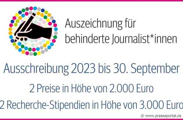 Projekt der Otto Brenner Stiftung (OBS) fördert Inklusion und Vielfalt in der Medienlandschaft / Ausschreibung des Preises richtet sich an behinderte Menschen im Journalismus