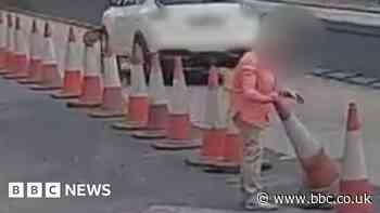Driver filmed moving cones on A12 roadworks in Essex fined