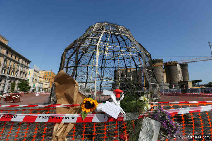 Man Arrested in Connection to Suspected Arson Attack on Michelangelo Pistoletto Sculpture