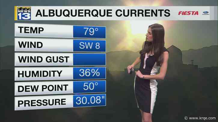 Excessive heat continues in New Mexico with severe storms northeast